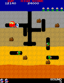 Dig Dug (Atari, rev 1) Screenthot 2